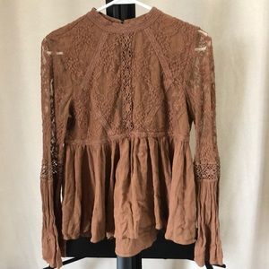 American eagle lace long sleeve